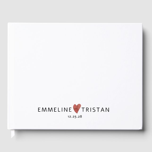 Libro De Visitas Boda personalizado (Anverso)