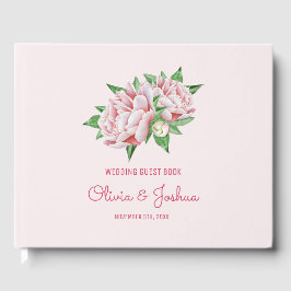 Libro De Visitas Boda Pink Peony