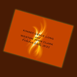 Libro De Visitas Boda Romántico de Llama Ardiente