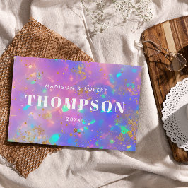 Libro De Visitas Boda rosa del monograma óptico de oro moderno de n