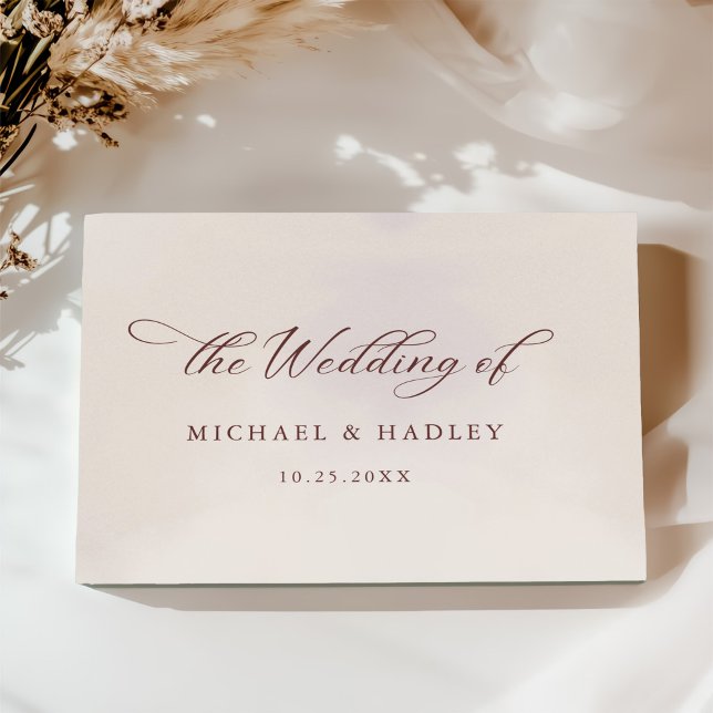 Libro De Visitas Boda ruso de caligrafía simple (Subido por el creador)