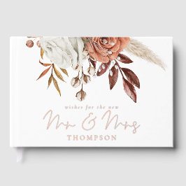 Libro De Visitas Boda Rustic Autumn Florals