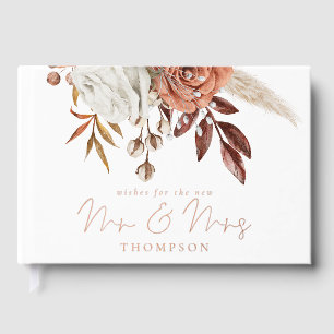 Libro De Visitas Boda Rustic Autumn Florals