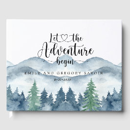 Libro De Visitas Boda rústica en el bosque