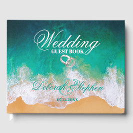 Libro De Visitas Boda Sandy Beach Ocean Waves