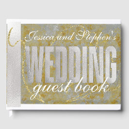 Libro De Visitas Boda Silver Lining Guest Book