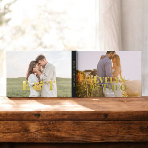 Libro De Visitas Boda simple de foto elegante