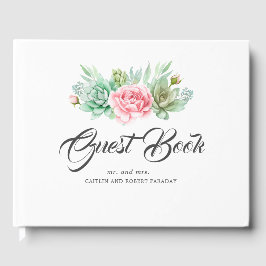 Libro De Visitas Boda Succulent