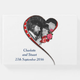 Libro De Visitas Boda Swirling Heart