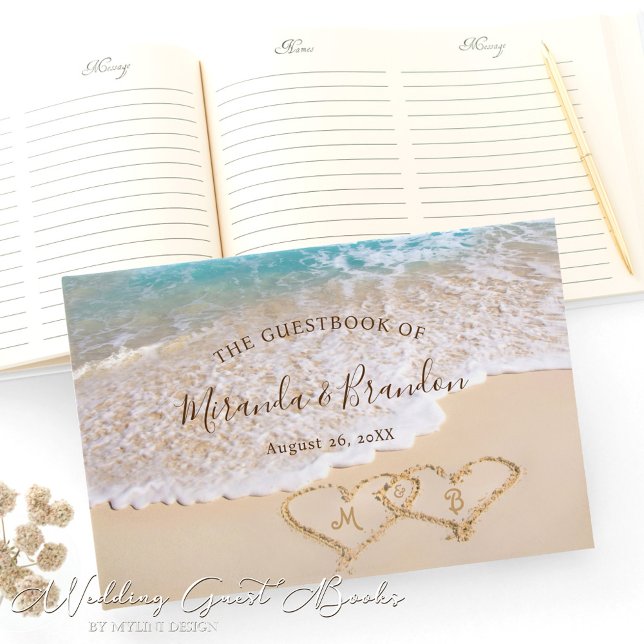 Libro De Visitas Boda Tropical de Olas del Océano Azul (Subido por el creador)