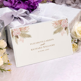 Libro De Visitas Boda tropical del Boho moderno exótico