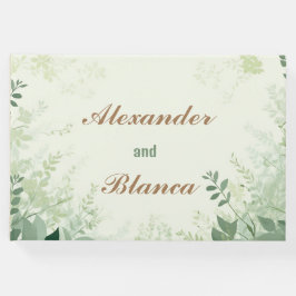 Libro De Visitas Boda Vintage de Verdor Frondoso