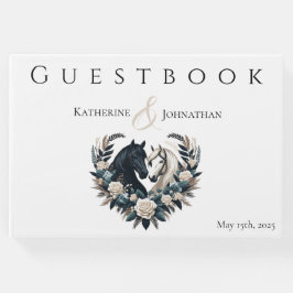 Libro De Visitas Bodas de campo-caballos enamorados