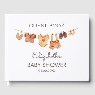 Libro De Visitas Boho Baby Clothes Baby Shower