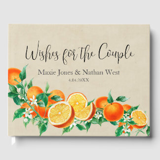 Libro De Visitas Boho Citrus Boda