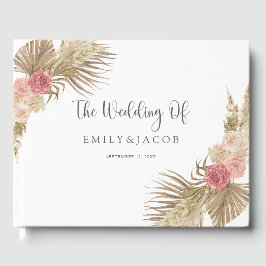 Libro De Visitas Boho Floral Boda