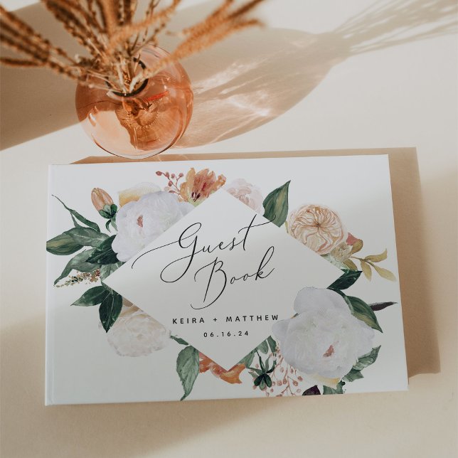 Libro De Visitas Boho florece Boda floral moderno (Subido por el creador)