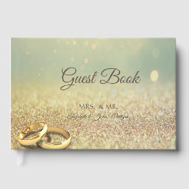 Libro De Visitas Bokeh Brillante Elegante, Anillos