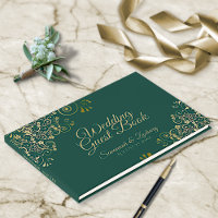 Bola de oro y elegante verde esmeralda