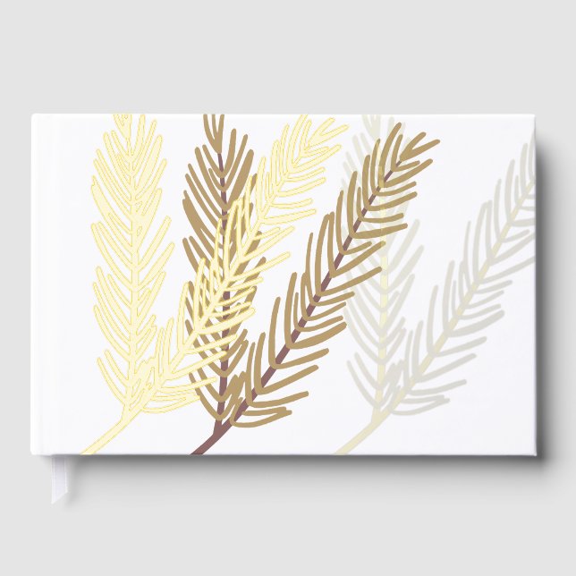 Libro De Visitas Boletín de Naturaleza Floral Botánica Illustré (Anverso)