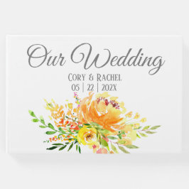 Libro De Visitas Bonito Summer Bouquet Boda Guestbook