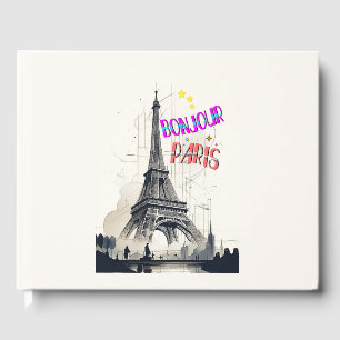 Libro De Visitas Bonjour Colorful Paris
