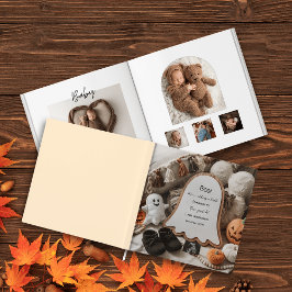Libro De Visitas Boo Halloween temática lindo bebé keepsake