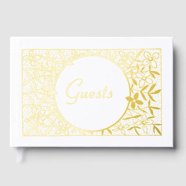 Libro De Visitas Borde floral (Anverso)