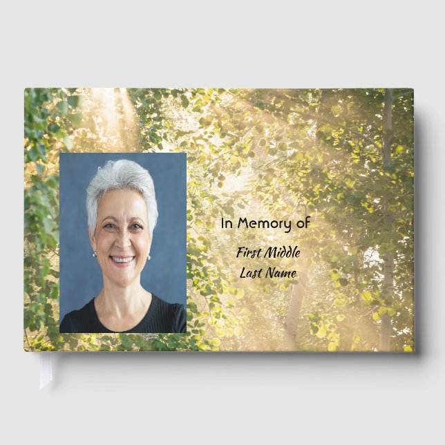 Libro De Visitas Bosque Dorado del Sol Memorial (Anverso)