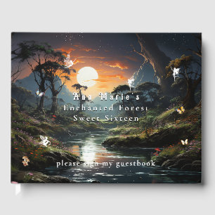 Libro De Visitas Bosque encantado del Sol del río Fe Mariposas