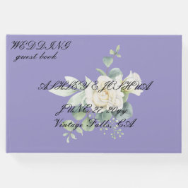 Libro de visitas botánico de eucalipto elegante