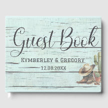 Botas y sombrero vaquero rústico turquesa