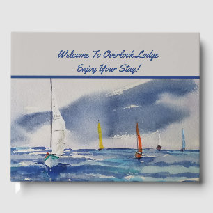 Libro De Visitas Bots Watercolor Rental (propiedad)