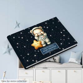 Libro De Visitas Boy Baby Shower Guest Book personalizado Teddy Bea