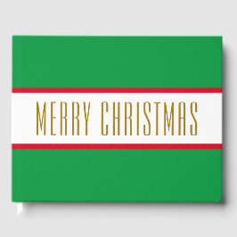 Libro De Visitas Brillantes franjas blancas rojas rojas FEROSAS NAV