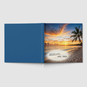 Libro De Visitas Brillo de sol sobre una isla tropical