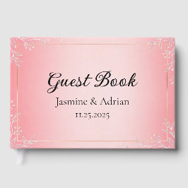 Libro De Visitas Bubblegum Blush Wedding