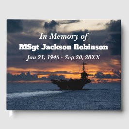 Libro De Visitas Buque militar en el mar Veterano