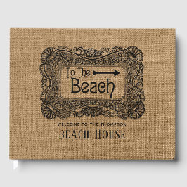 Libro De Visitas Burlap Beach House