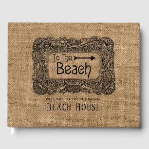 Libro De Visitas Burlap Beach House