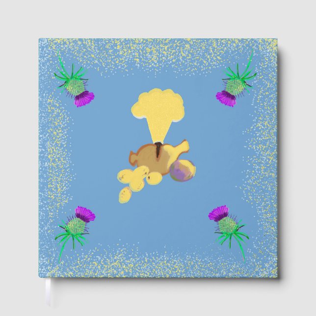 Libro De Visitas Burns Night sky edit Guest Book (Anverso)