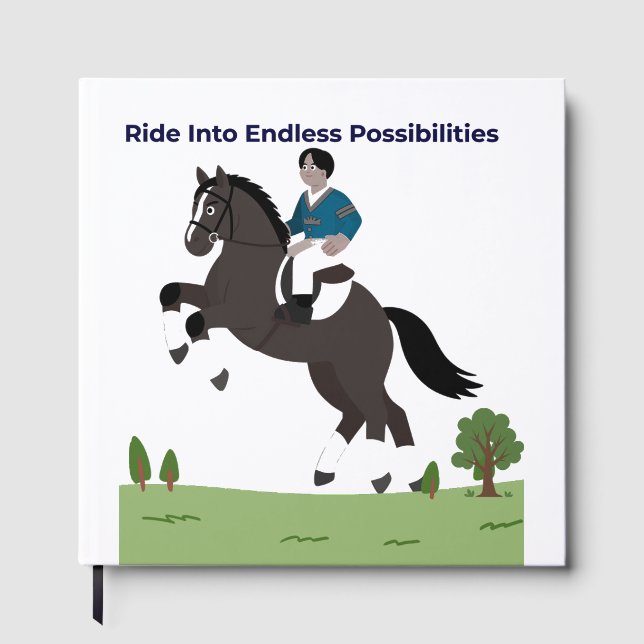 Libro De Visitas Cabalgata hacia posibilidades infinitas | Inspira (Anverso)