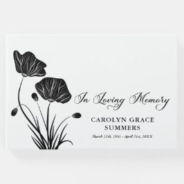 Libro De Visitas Cachorros Elegantes En El Funeral De La Memoria Am