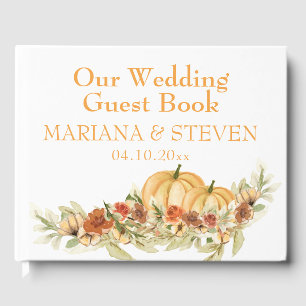 Libro De Visitas Caída rusa en el amor Boda Calabaza