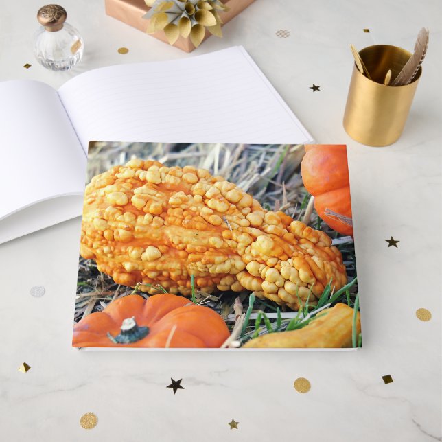 Libro De Visitas Calabaza verrugosa (Anverso Abierto)