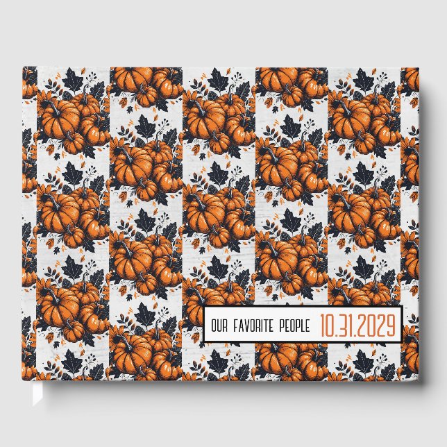 Libro De Visitas Calabazas Bonitas (Anverso)