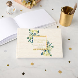 Libro De Visitas Calla Lilies y Eucalipto blancos