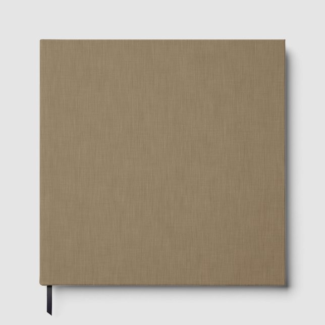 Libro De Visitas Calm & simple Brown textured background  (Anverso)