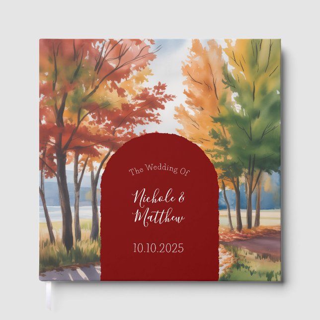 Libro De Visitas Cambio rústico del Boda de las hojas (Anverso)