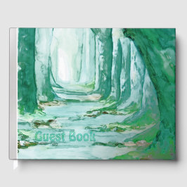 Libro De Visitas Camino en un Bosque